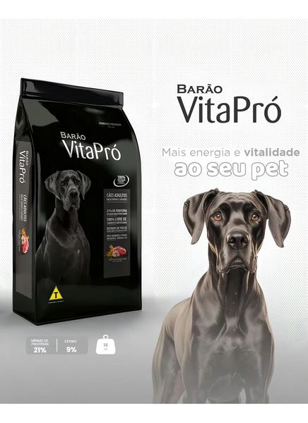 Ração Barão VitaPró 15kg